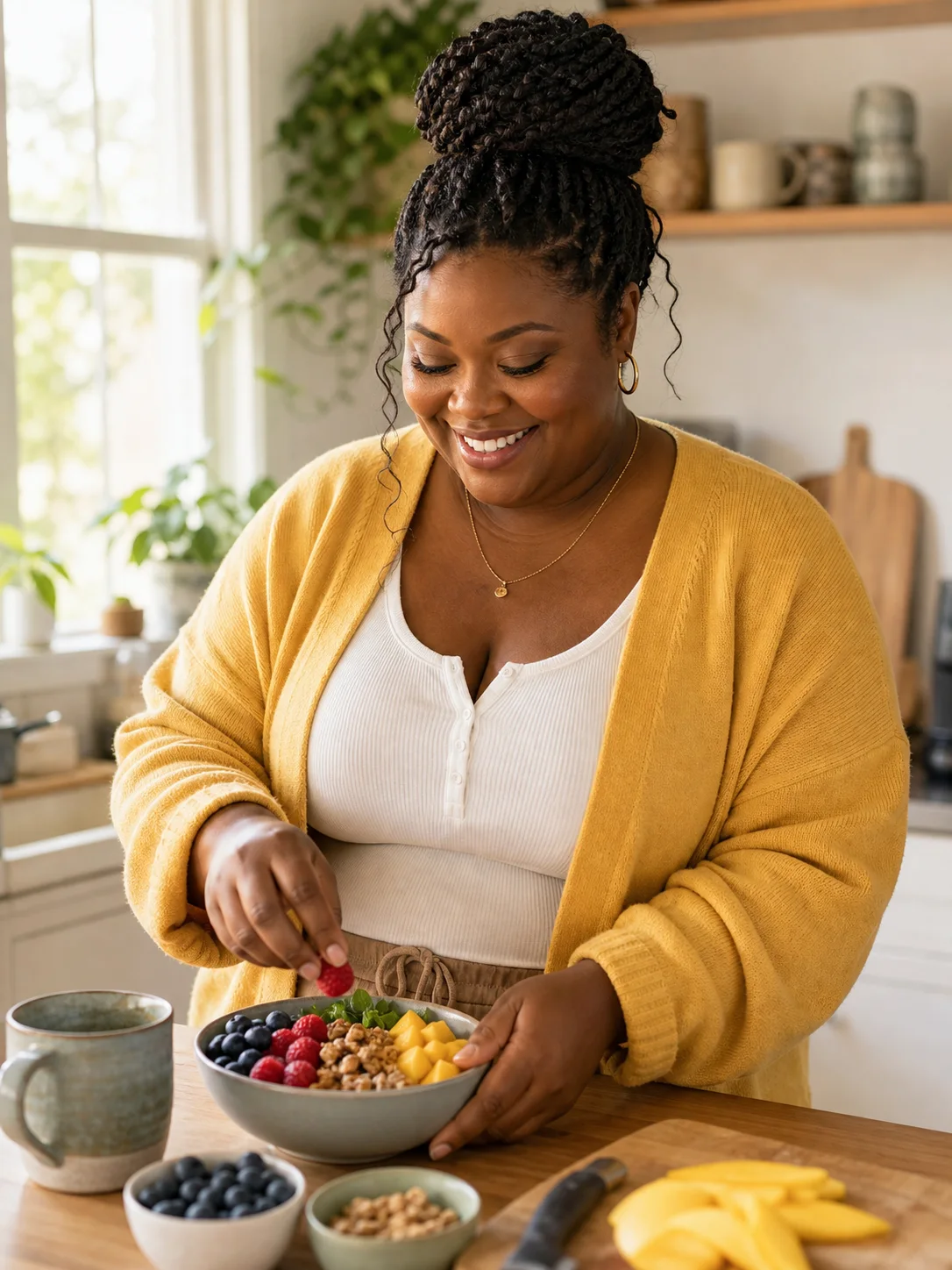 Lifestyle post series created with The Influencer AI AI Influencer Generator