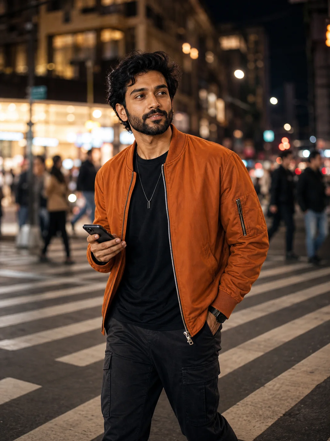 Social profile set created with The Influencer AI AI Influencer Generator